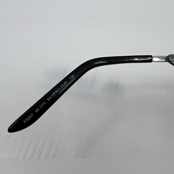 Fendi FS261 Silvercloud Frameless F-Motif Sunglasses - Picture 9 of 11